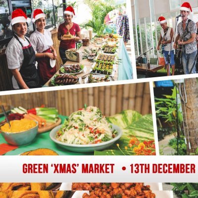 Green XMAS Market Samui • 13th December 2020 • ตลาดสีเขียว