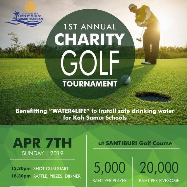 Annual Charity Golf Tournament ( Rotary Club of Samui - Phangan)