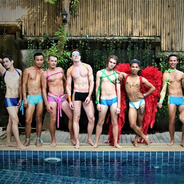Exclusive Gay Men Only Pool Party