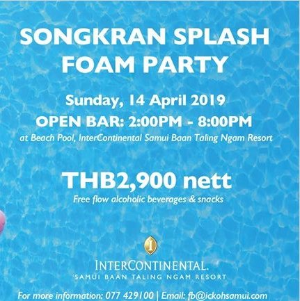 Songkran Splash Foam Party