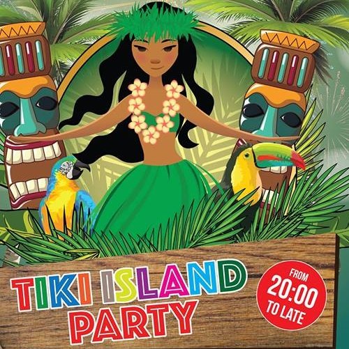 New Year Eve Tiki Island Party