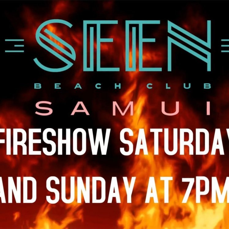 Fireshow at SEEN beach club