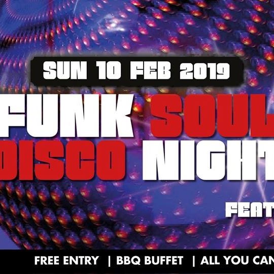 SG Sunday Sessions presents: Funk Soul Disco Night!