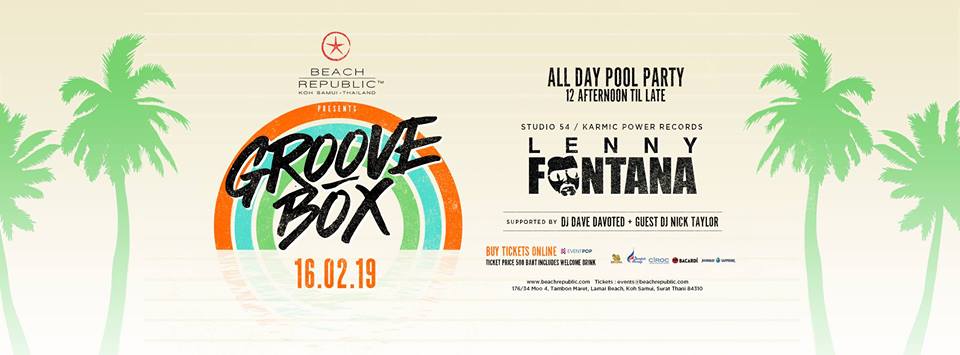 Groove Box and Beach Republic™ present Lenny Fontana