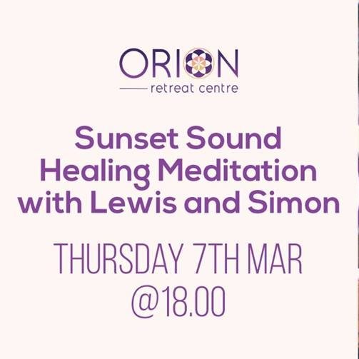 Sunset Sound Healing Meditation with Lewis and Simon