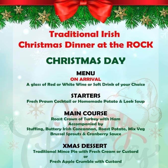Traditional Christmas Dinner at The Shamrock