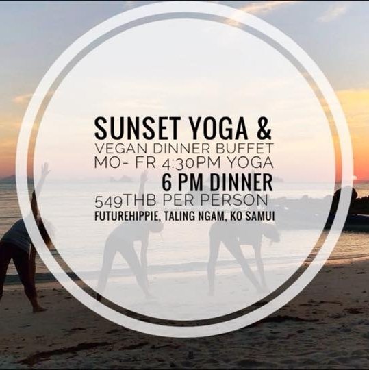Sunset Yoga & vegan Dinner