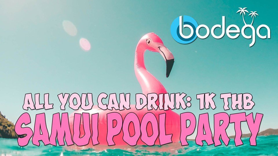 Koh Samui Pool Party at Bodega Party Hostel - Free Entry!