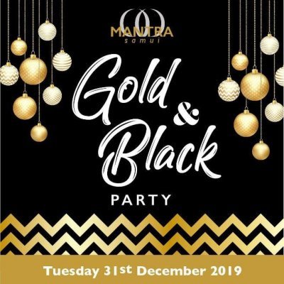 Gold & Black New Year Party