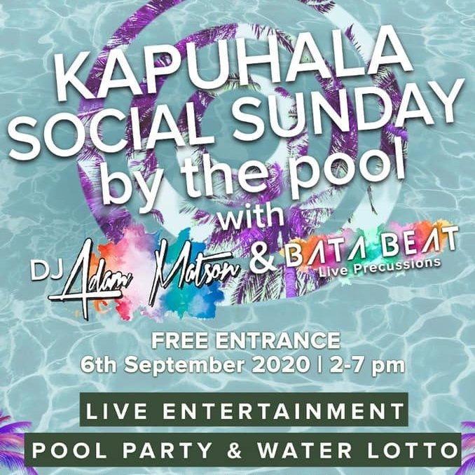 Social Sunday by the pool