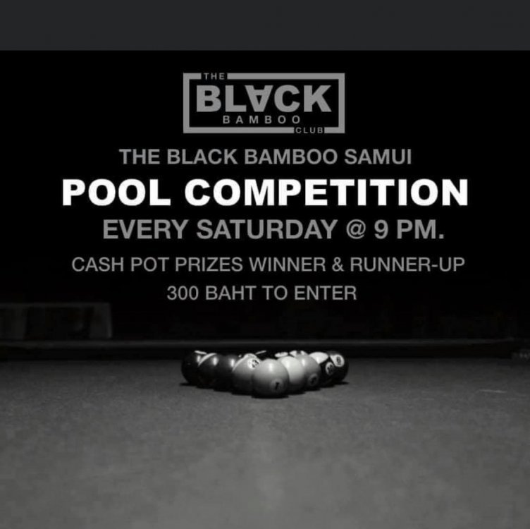 The Black Bamboo Samui Pool Competition