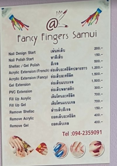 Fancy Fingers Samui